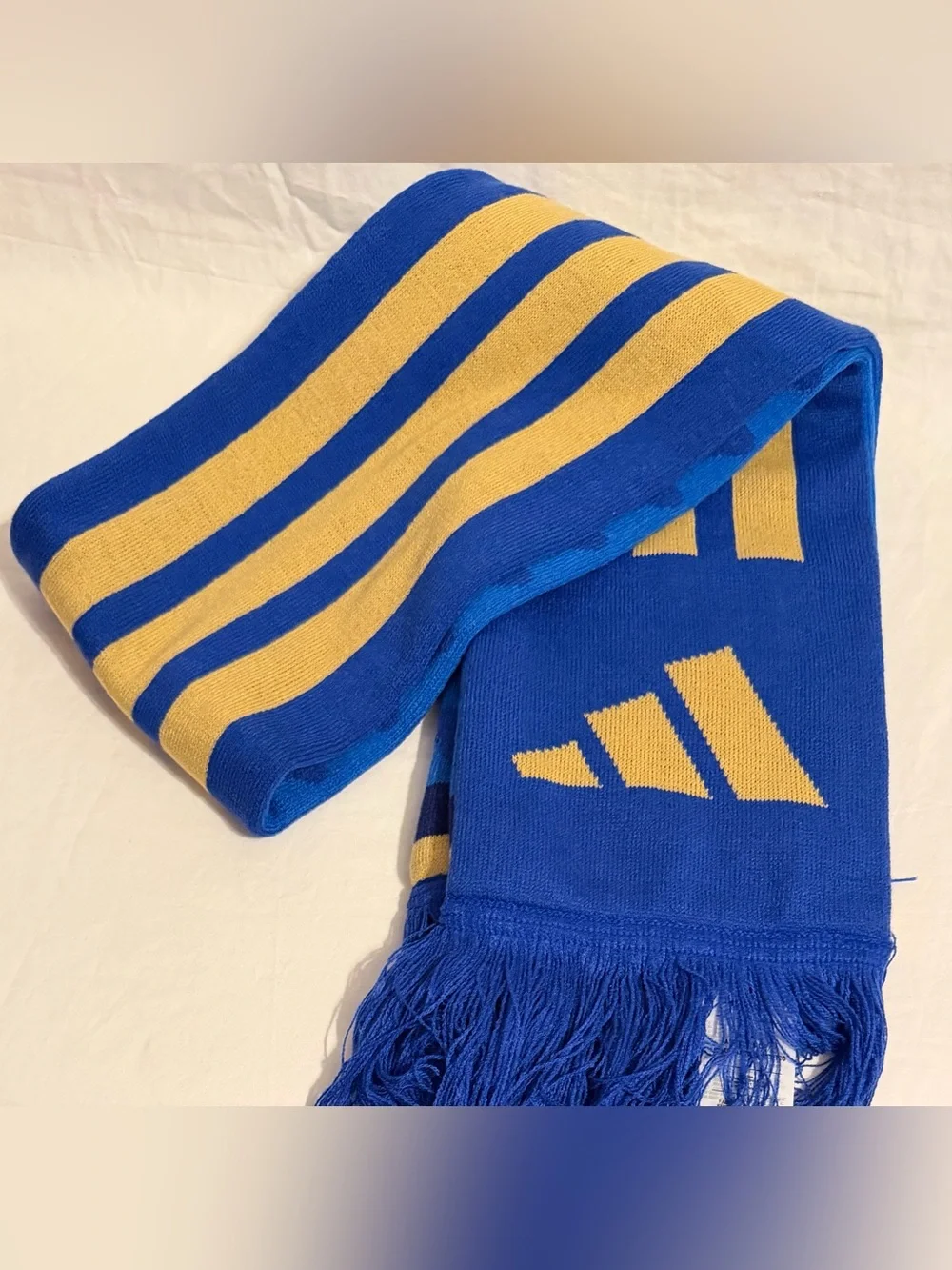 Adidas FIGC Italy National Team 2026 4 Stars Blue Soccer Scarf KE1385 OS.